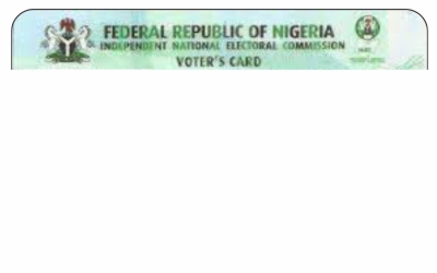 Voters Registration Card